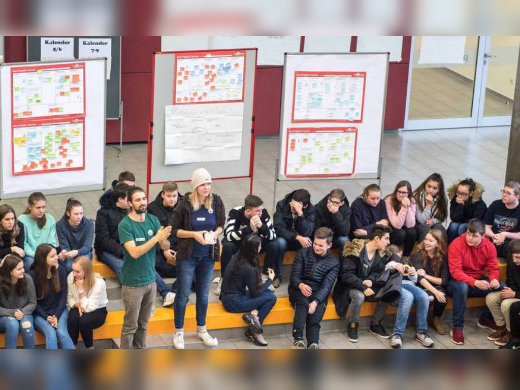 Projekt Jugendforum Langen in der Aula