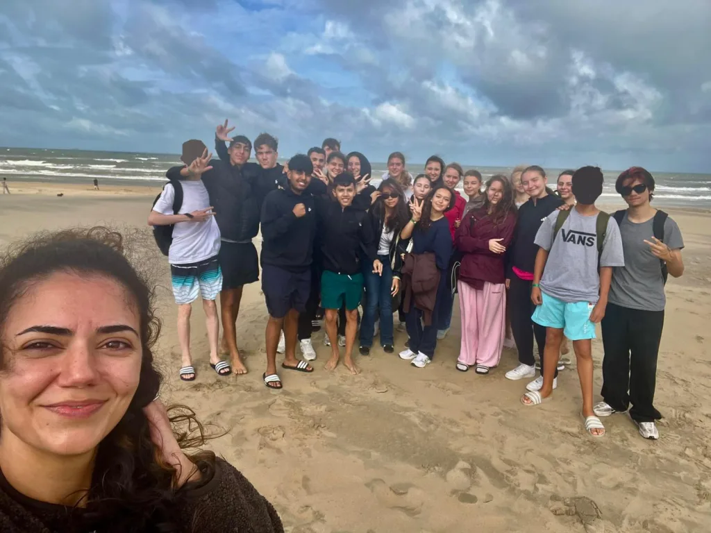 Die Klasse 10cG am Meer