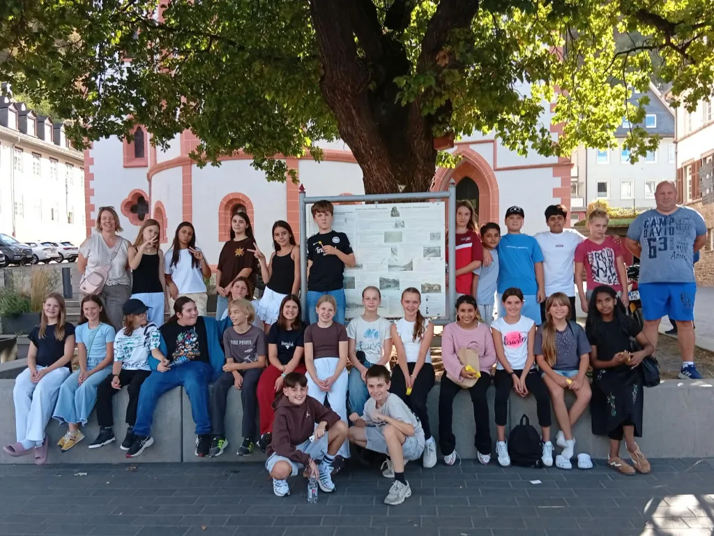 Die 06aG auf Klassenfahrt in Sankt Goar mit Frau Schmitt und Herr Jung