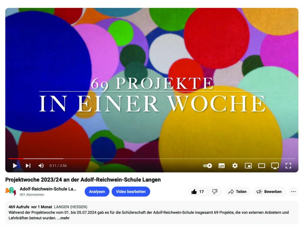 Rückblick auf die Projektwoche vom 01.07.2024 – 05.07.2024