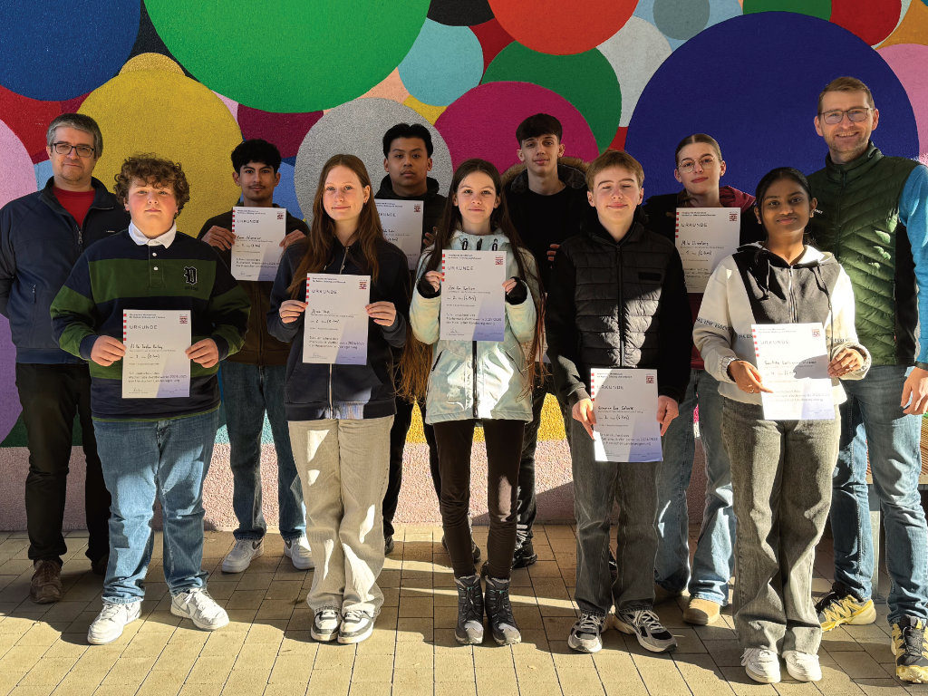 Siegerehrung an der Adolf-Reichwein-Schule