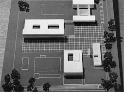 Architekturmodell der Adolf-Reichwein-Schule von 1968